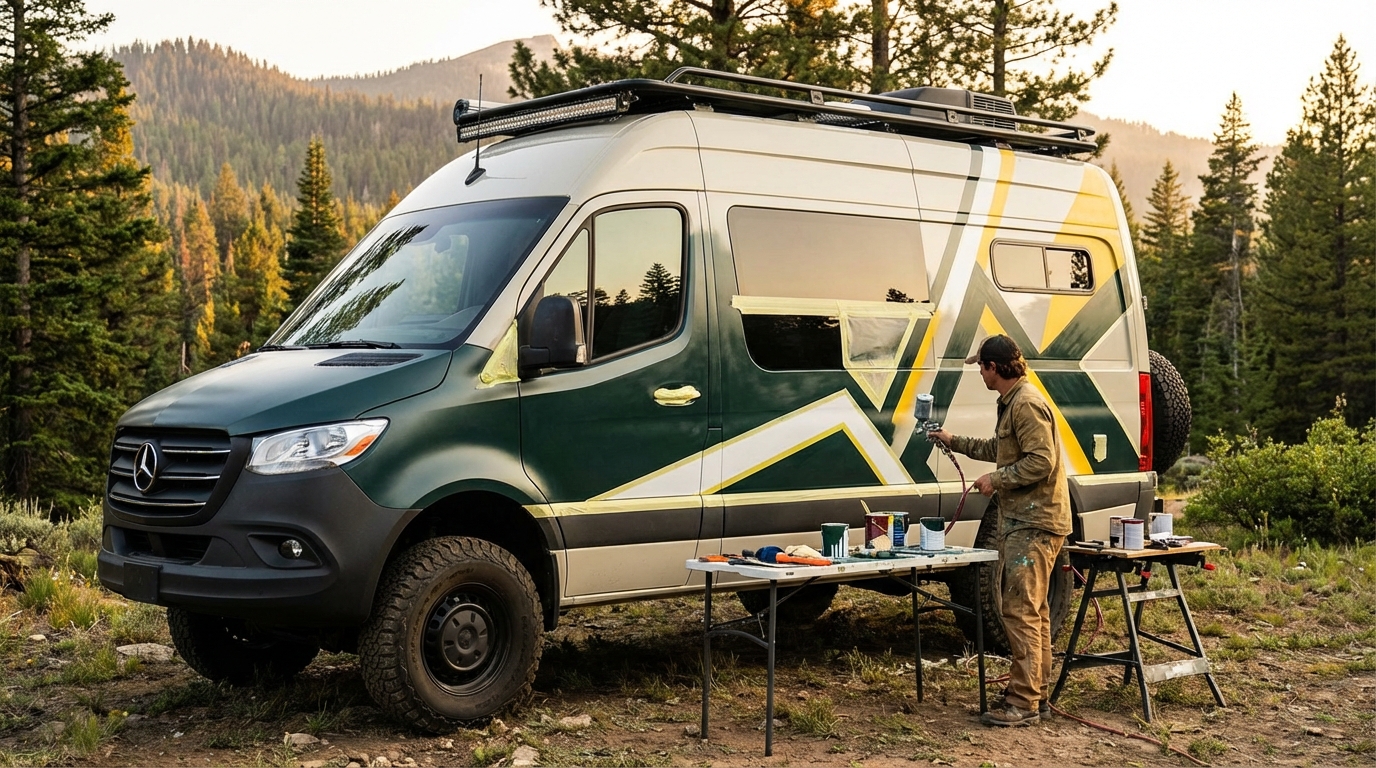 SGB Custom Painting Tips for Your Adventure RV - American Campground